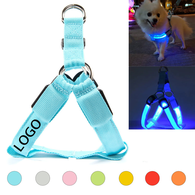 Rechargeable Light Up Dog Harness