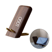 Black Walnut Wooden Phone Stand