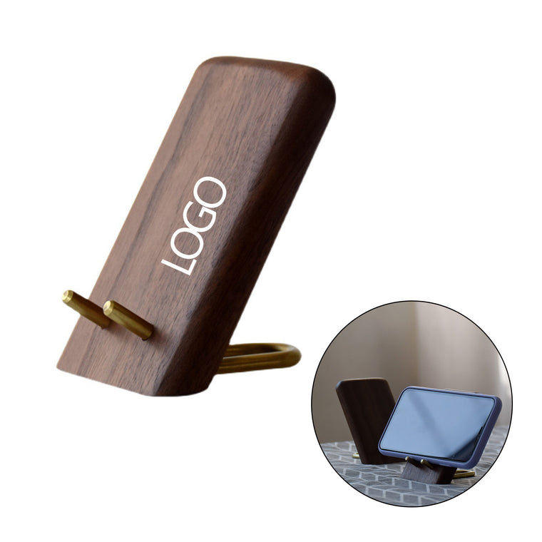 Black Walnut Wooden Phone Stand