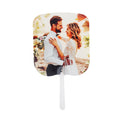 Blank Heat Transfer PET Plastic Fan Advertising Fan