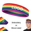 Rainbow Head Sweatband