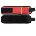 5-Row Magnetic Tool Wristband 15 Strong Magnets & 2 Pockets