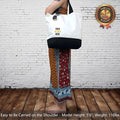 Two-Tone Reusable Cotton Canvas Tote Bag