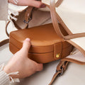 Leather Waterproof Small Travel Jewelry Box
