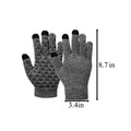 Winter Warm Fleece-Lined Touchscreen Gloves