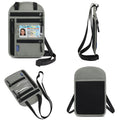 RFID Blocking Passport Holder Neck Wallet