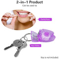 Portable Dental Floss Keychain