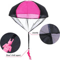 Children Hand Throwing Parachute Toy