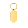 Stainless Steel Mirror-Polished Military ID Tag