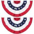 Us Fan-Shaped Bunting Flag