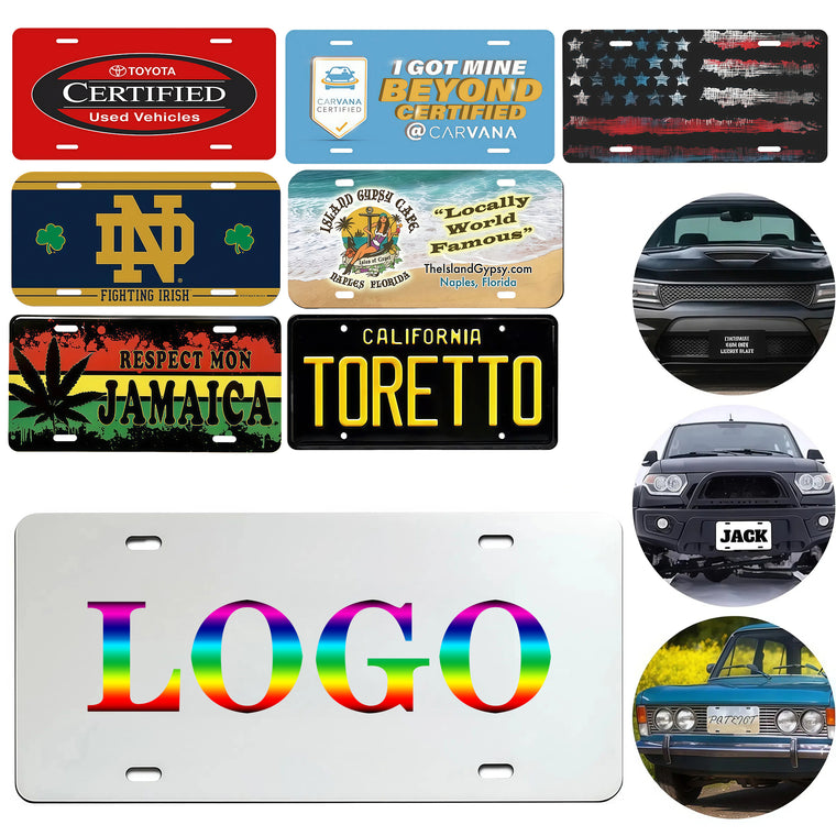 Custom Full Color Aluminum License Plate-6