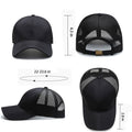 6 Panel Cotton Mesh Baseball Cap