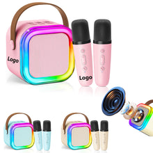 Portable Bluetooth Speaker With Two Wireless Microphones
