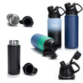 20 oz Stainless Steel Bottle With Straw