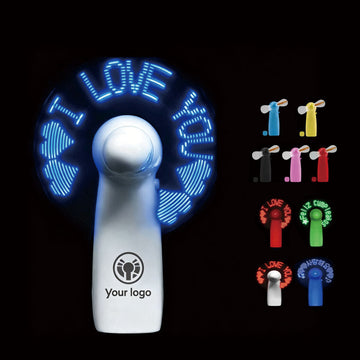 Customizable LED Message Mini Handheld Cooling Fan