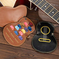 Pu Leather Guitar Pick Storage Bag