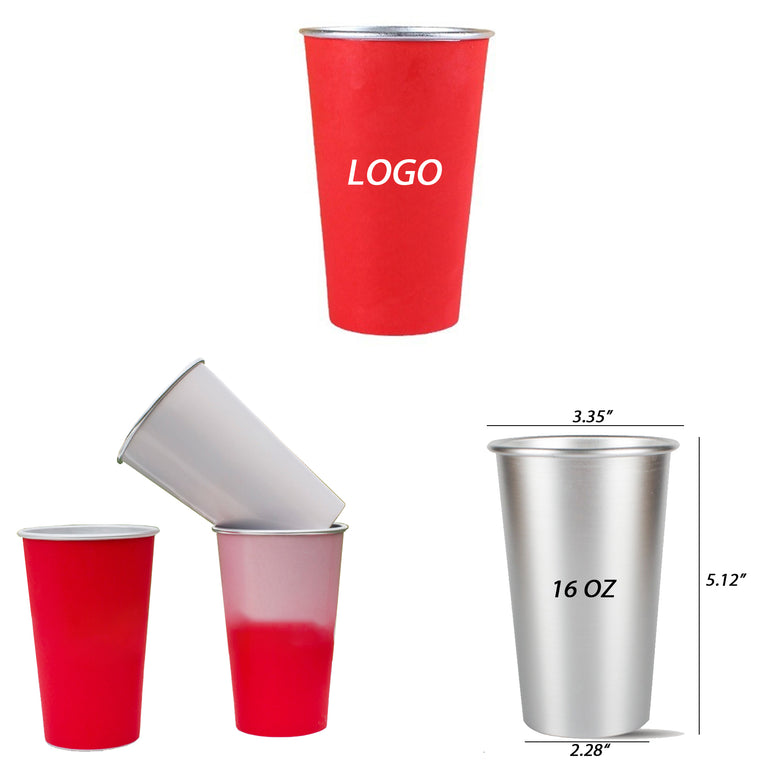 16 Oz. Aluminum Gradient Beer Cup