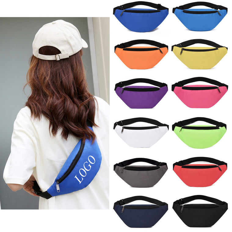 Oxford Half Moon Belt Bag / Fanny Pack / Crossbody Bag