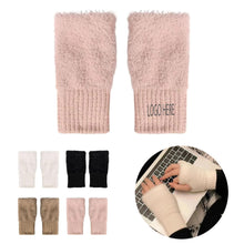 Long Knit Fingerless Gloves