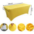 4FT Folding Rectangular Spandex Fitted Stretch Tablecloth