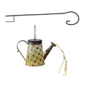 Garden Solar Led Decorative Kettle Lantern With Hooks