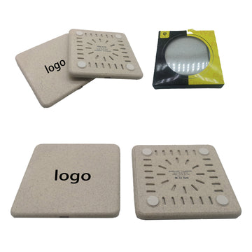 Square Wheat Straw Wireless Charging