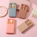 Travel Size Makeup Brushes Set With Case And Mirror