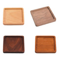 4" Solid Wood Grooved Insulated Coasters