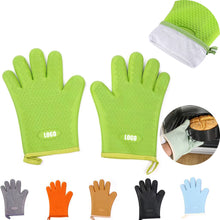 Silicone and Cotton Double-Layer Heat Resistant Oven Mitts