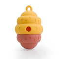 Silicone Pet Food Dispenser Honeycomb Toy