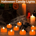 Flickering Pumpkin LED Tealights