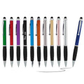 2 In1 Metal Twist Action Stylus Ballpoint Pen