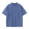 Unisex Cotton Short Sleeve Vintage Washed Basic Tees
