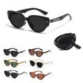 Uv Protection Simple  Foldable Sunglasses