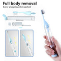 3-In-1 Portable Folding Travel Soft Bristle Toothbrush Set