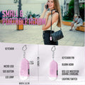 130dB Self Defense Siren Keychain Emergency LED Flashlight