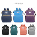 Multifunctional Large Diaper Bag Backpack With Baby Bed