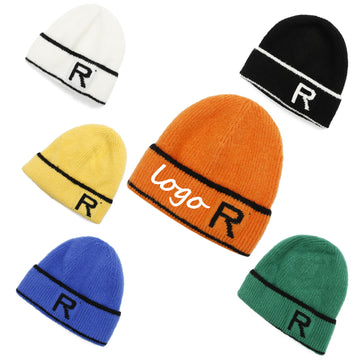 Ribbed Knit Beanie With Cuff