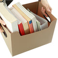 Side Handle Portable Open Desktop Plastic File Storage Box