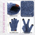 Knitted Hat Gloves Scarf Set