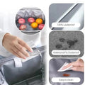 10L Insulated Lunch Cooler Bag with Pockets & Shoulder Strap