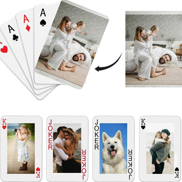 Custom Poker Playing Cards With Photo Artwork