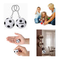 Soccer Ball Pressure Ball Keychain