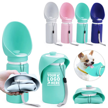 Collapsible Dog Water Bottle With Bowl