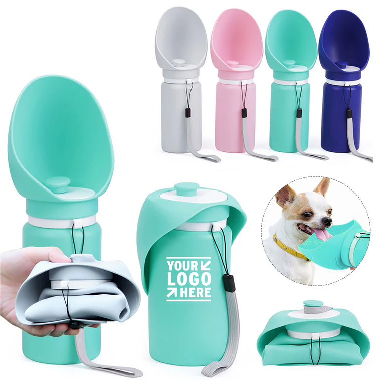 Collapsible Dog Water Bottle With Bowl