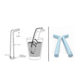 L-shaped Eco Straws