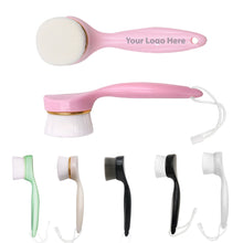 Soft-Bristle Long-Handle Face Cleansing Brush