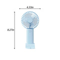 Usb Rechargeable Handheld Fan With Phone Stand