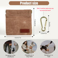 Portable Dog Treat Bag With Carabiner Pet Snack Pouch