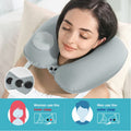 Inflatable Travel Neck Pillow Set